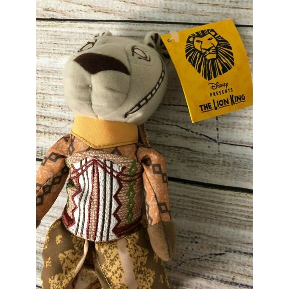 Disney The Lion King Nala Bean Bag Broadway Gift‎ Plush New 10" Musical NWT - Picture 5 of 5